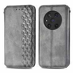 Custodia Portafoglio In Pelle Cover con Supporto S01D per Huawei Honor Magic3 5G Grigio