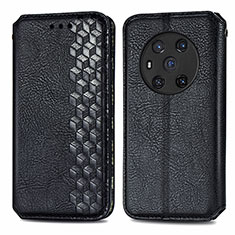 Custodia Portafoglio In Pelle Cover con Supporto S01D per Huawei Honor Magic3 5G Nero