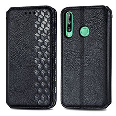 Custodia Portafoglio In Pelle Cover con Supporto S01D per Huawei P40 Lite E Nero