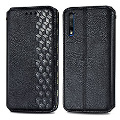 Custodia Portafoglio In Pelle Cover con Supporto S01D per Huawei Y9 Prime (2019) Nero