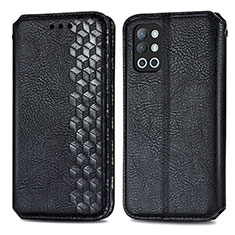 Custodia Portafoglio In Pelle Cover con Supporto S01D per OnePlus 9R 5G Nero