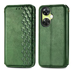 Custodia Portafoglio In Pelle Cover con Supporto S01D per Oppo K11x 5G Verde