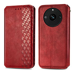 Custodia Portafoglio In Pelle Cover con Supporto S01D per Realme Narzo 60 5G Rosso