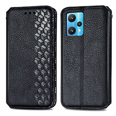 Custodia Portafoglio In Pelle Cover con Supporto S01D per Realme V25 5G Nero