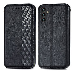 Custodia Portafoglio In Pelle Cover con Supporto S01D per Samsung Galaxy A13 5G Nero