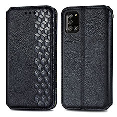 Custodia Portafoglio In Pelle Cover con Supporto S01D per Samsung Galaxy A31 Nero