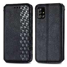 Custodia Portafoglio In Pelle Cover con Supporto S01D per Samsung Galaxy A71 4G A715 Nero