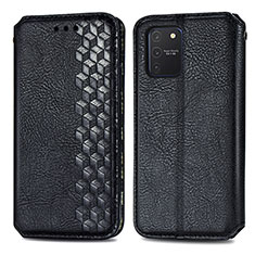 Custodia Portafoglio In Pelle Cover con Supporto S01D per Samsung Galaxy A91 Nero