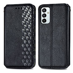 Custodia Portafoglio In Pelle Cover con Supporto S01D per Samsung Galaxy M23 5G Nero