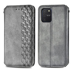 Custodia Portafoglio In Pelle Cover con Supporto S01D per Samsung Galaxy M80S Grigio