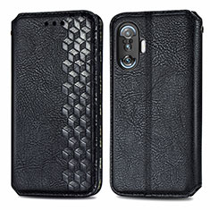 Custodia Portafoglio In Pelle Cover con Supporto S01D per Xiaomi Poco F3 GT 5G Nero