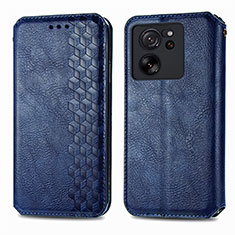 Custodia Portafoglio In Pelle Cover con Supporto S01D per Xiaomi Redmi K60 Ultra 5G Blu