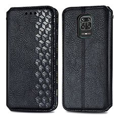 Custodia Portafoglio In Pelle Cover con Supporto S01D per Xiaomi Redmi Note 9 Pro Nero