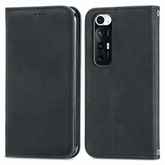 Custodia Portafoglio In Pelle Cover con Supporto S04D per Xiaomi Mi 10S 5G Nero