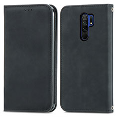 Custodia Portafoglio In Pelle Cover con Supporto S04D per Xiaomi Poco M2 Nero