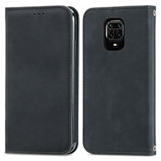 Custodia Portafoglio In Pelle Cover con Supporto S04D per Xiaomi Poco M2 Pro Nero