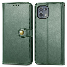 Custodia Portafoglio In Pelle Cover con Supporto S05D per Motorola Moto Edge 20 Lite 5G Verde