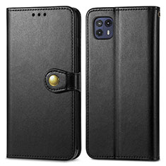 Custodia Portafoglio In Pelle Cover con Supporto S05D per Motorola Moto G50 5G Nero