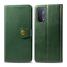 Custodia Portafoglio In Pelle Cover con Supporto S05D per OnePlus Nord N200 5G Verde