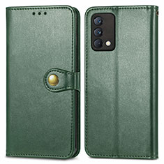 Custodia Portafoglio In Pelle Cover con Supporto S05D per Realme GT Master 5G Verde