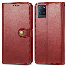 Custodia Portafoglio In Pelle Cover con Supporto S05D per Realme V11 5G Rosso