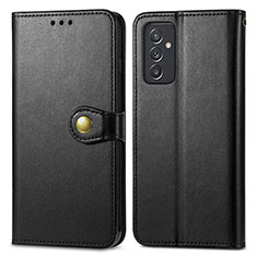 Custodia Portafoglio In Pelle Cover con Supporto S05D per Samsung Galaxy A15 LTE Nero