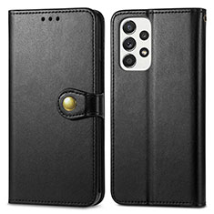 Custodia Portafoglio In Pelle Cover con Supporto S05D per Samsung Galaxy A33 5G Nero