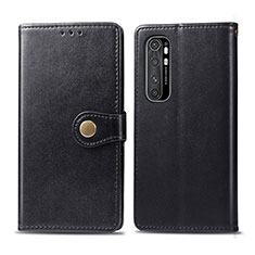 Custodia Portafoglio In Pelle Cover con Supporto S05D per Xiaomi Mi Note 10 Lite Nero