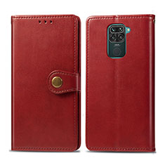 Custodia Portafoglio In Pelle Cover con Supporto S05D per Xiaomi Redmi 10X 4G Rosso