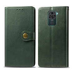 Custodia Portafoglio In Pelle Cover con Supporto S05D per Xiaomi Redmi 10X 4G Verde