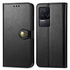 Custodia Portafoglio In Pelle Cover con Supporto S05D per Xiaomi Redmi K50 5G Nero