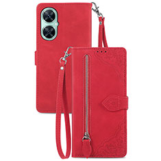 Custodia Portafoglio In Pelle Cover con Supporto S06D per Huawei Nova 11i Rosso