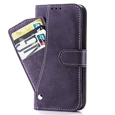 Custodia Portafoglio In Pelle Cover con Supporto S06D per Samsung Galaxy S20 5G Viola