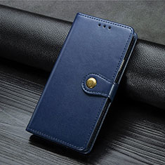 Custodia Portafoglio In Pelle Cover con Supporto S07D per Xiaomi Redmi 9 Prime India Blu