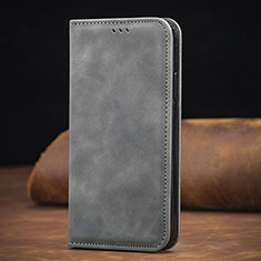 Custodia Portafoglio In Pelle Cover con Supporto S08D per Xiaomi Mi 10S 5G Grigio