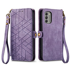 Custodia Portafoglio In Pelle Cover con Supporto S17D per Nokia G400 5G Viola