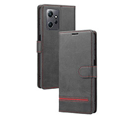 Custodia Portafoglio In Pelle Cover con Supporto SY3 per Xiaomi Redmi Note 12 4G Nero