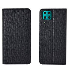 Custodia Portafoglio In Pelle Cover con Supporto T01 per Huawei Nova 7i Nero