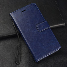 Custodia Portafoglio In Pelle Cover con Supporto T01 per Samsung Galaxy A70S Blu