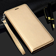 Custodia Portafoglio In Pelle Cover con Supporto T01 per Samsung Galaxy S20 Plus Oro
