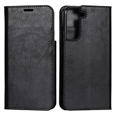 Custodia Portafoglio In Pelle Cover con Supporto T01D per Samsung Galaxy S21 Plus 5G Nero