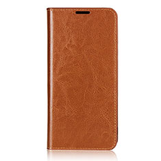 Custodia Portafoglio In Pelle Cover con Supporto T02 per Oppo K7 5G Arancione