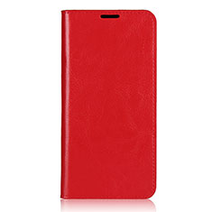 Custodia Portafoglio In Pelle Cover con Supporto T02 per Oppo K7 5G Rosso