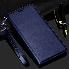 Custodia Portafoglio In Pelle Cover con Supporto T02 per Samsung Galaxy S20 5G Blu