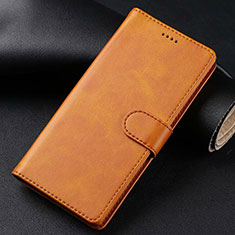 Custodia Portafoglio In Pelle Cover con Supporto T02 per Samsung Galaxy S20 Plus Arancione