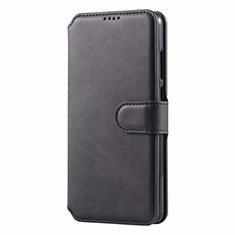 Custodia Portafoglio In Pelle Cover con Supporto T03 per Huawei P30 Lite Nero