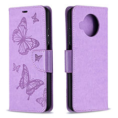 Custodia Portafoglio In Pelle Cover con Supporto T03 per Xiaomi Mi 10T Lite 5G Lavanda