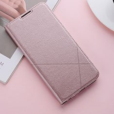 Custodia Portafoglio In Pelle Cover con Supporto T04 per Huawei Honor 20i Oro Rosa