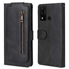 Custodia Portafoglio In Pelle Cover con Supporto T04 per Huawei Nova Lite 3 Plus Nero