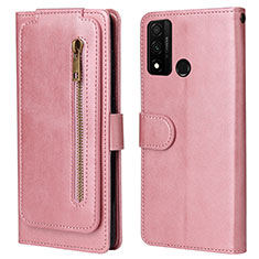 Custodia Portafoglio In Pelle Cover con Supporto T04 per Huawei Nova Lite 3 Plus Oro Rosa